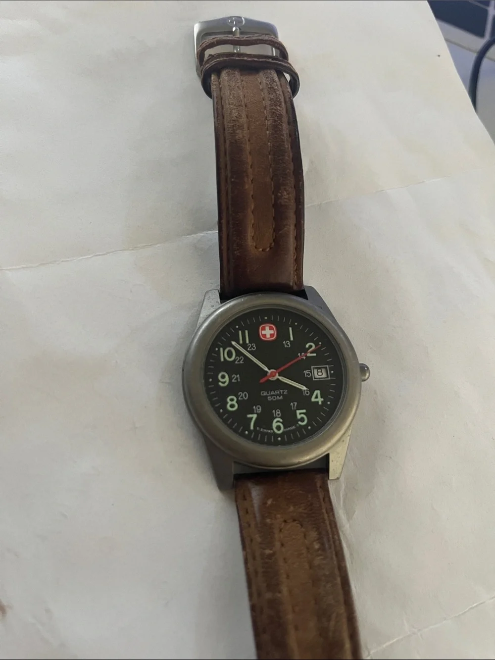 Wenger Swiss Military Marlboro Unlimited S.A.K Design 50M Mens Quartz Watch